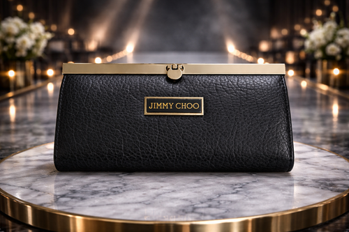 Black Designer Wallet Clutch