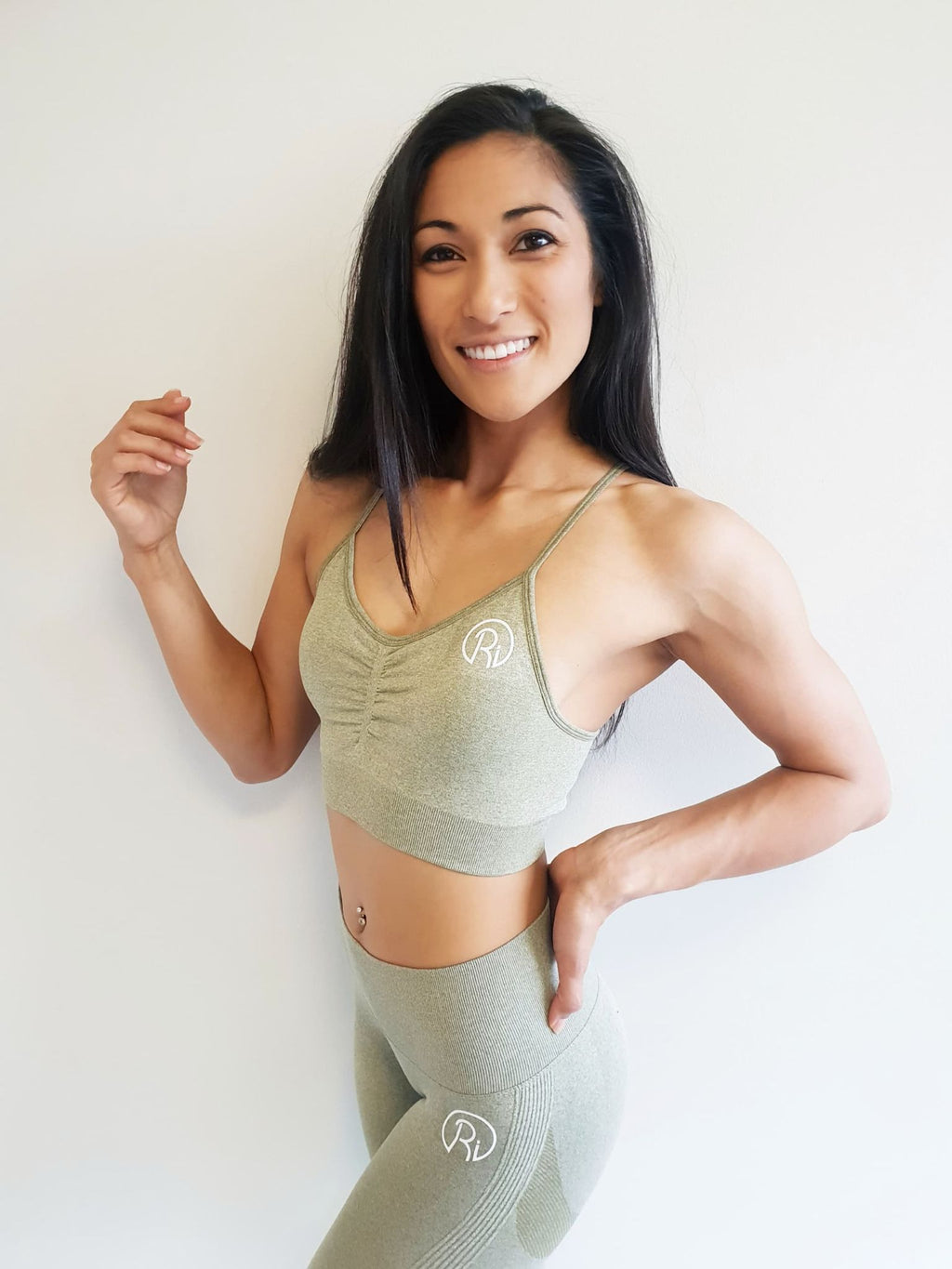 Old Logo Scrunch Sports Bra
